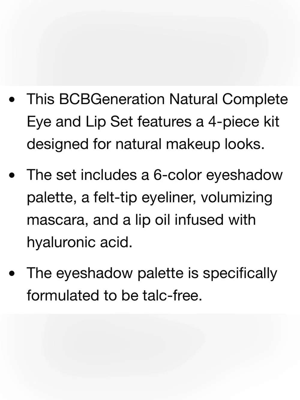 BCBGeneration Natural Complete Eye & Lip Set - Nude, Bronze, Gold